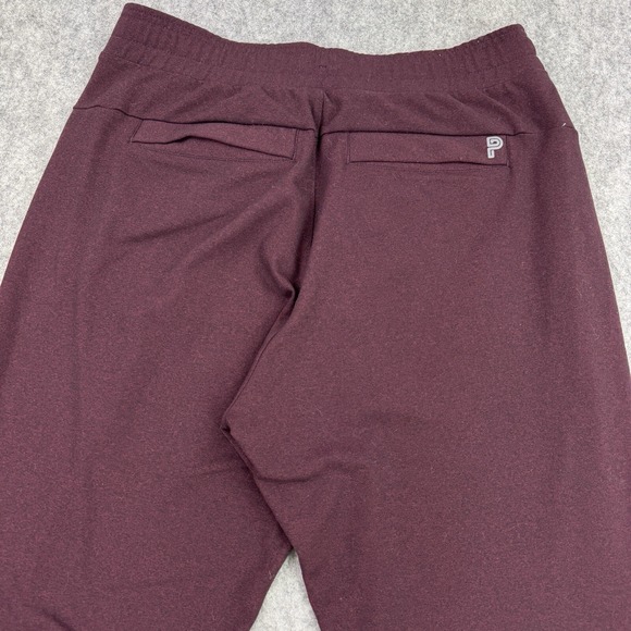 Public Rec Pants Mens 30‎ Daymaker Lounge Sweatpant Drawstring Pockets Burgundy - Picture 8 of 13